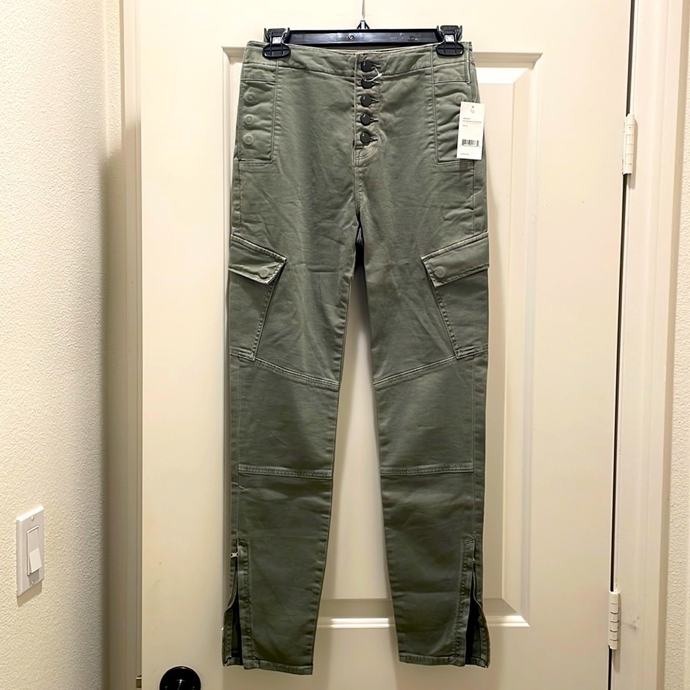 J Brand Jeans - Bridgette high rise. Sky High Utility Cargo. Size 26 Color Grey